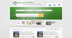 Desktop Screenshot of domy.nehnutelnosti-roznava.eu